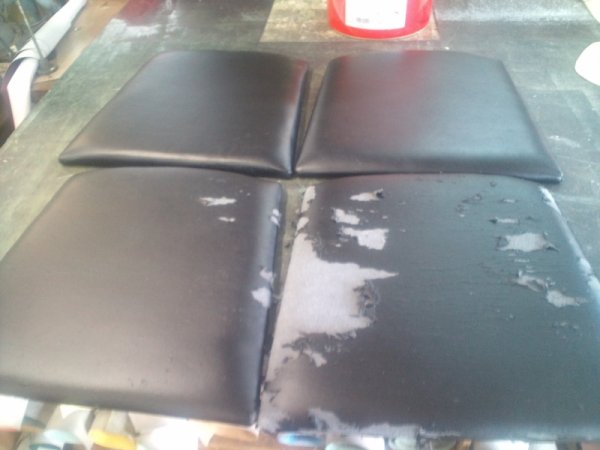 画像3: ■￥５，２５０〜　食卓椅子（ダイニングチェア）座面表皮めくれ・破れ　張替え