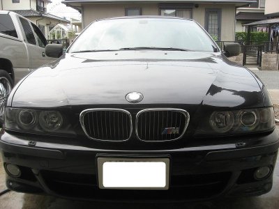 画像3: ■施工例■　ＢＭＷ５シリーズ（Ｅ３９）　ヘッドライト曇り・くすみ・黄ばみ除去＋コーティング