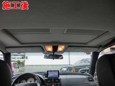 画像2: ■基本料金５．８万円〜　■施工例■　メルセデスベンツ　ＡＭＧ　Ｃ４３（Ｗ２０２）　天井生地たるみ・剥がれ　ルーフライニング張替え