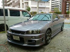 画像1: ■基本料金　両側１．２万円〜　■施工例■　日産スカイライン（Ｒ３４）ヘッドライトリペア施工後約３年弱の状態とメンテナンス施工　福岡市近郊でヘッドライトの黄ばみや曇りにお悩みの方はオートエージェンシーまで (1)